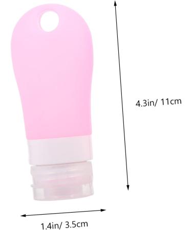 minkissy Aboard Buckle Bottling Squeeze Dispenser Silicone Bottle Refillable Bottle Containers with Hook Emulsion Bottle Storage Bottle Empty Bottle Set Bottle Travel Silica Gel - Buy Online on SooperMarket.com