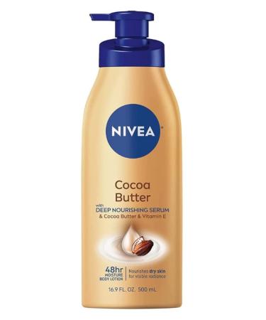 NIVEA Cocoa Butter Body Lotion 16.9 fl. oz. (Pack of 4)
