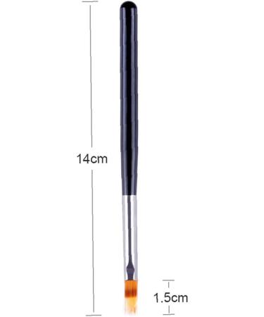 TOSSPER Gradient Drawing Nail Brush - UV Gel Painting Pen with Wooden Handle | Manicure Nail Art Tool - International Shipping Available - Buy Online on SooperMarket.com