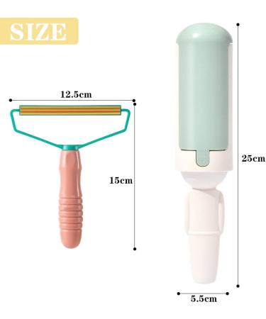 Piashow Pet Hair Lint Roller - Washable & Self-Cleaning Portable Hair Remover for Sofas Beds & Carpets - Buy Online on SooperMarket.com