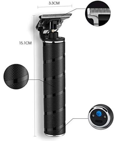 Dasertoe Electric Pro Clippers Barber Grooming Rechargeable Cordless Cutting Trimmer Hair Clippers (Black) - Buy Online on SooperMarket.com