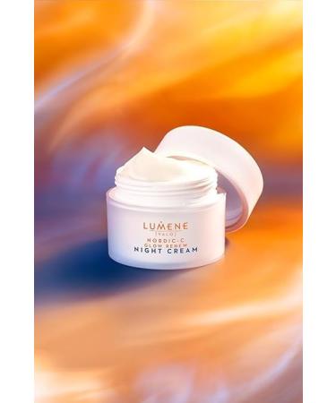 Lumene Nordic-C VALO Vitamin C Glow Renew Night Cream 50ml - Overnight Bright Sleeping Cream New Improved Formulation NEW IMPROVED FORMULA Night Cream - Buy Online on SooperMarket.com