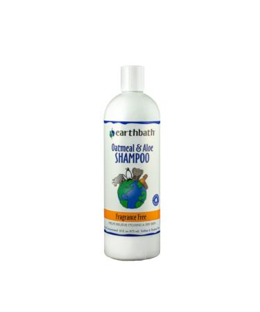 Earthbath Oatmeal & Aloe Pet Shampoo - Fragrance-Free, Relieves Itching & Dry Skin, Aloe Vera, Vitamin E, Glycerin to Moisturize - Effectively Enrich and Revive Your Pet's Coat - 16 fl. oz Pack of 1