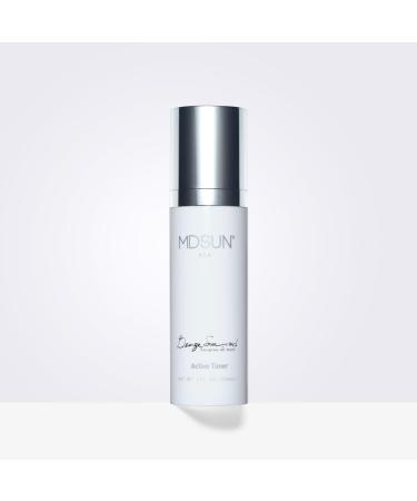 MDSUN Active Toner Facial Toner with Antioxidant Pro Vitamin B5 & B3 Aloe Cucumber Gluconolactone Allantoin Best to Dark Spots & Dull Skin Provide Deep Hydration pH-balance & Antiaging 120mL