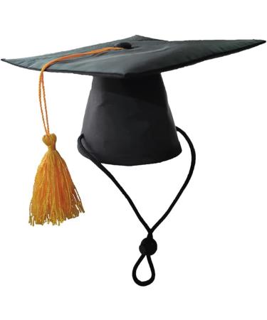Pet Graduation Cap Dog Graduation Hat with Yellow Tassel Pet Grad Costume Party Apparel Holiday Accessory for Dogs Cats - Buy Online on SooperMarket.com