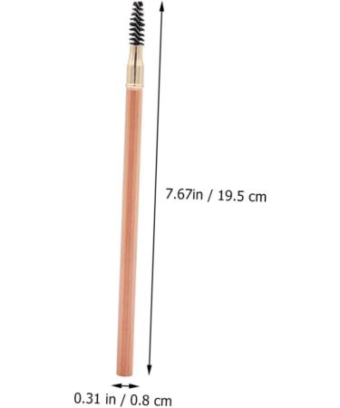 CANIGHT 2pcs Double Ended Eyebrow Pencil with Brush Women Brow Pencil Dark Brown Eyebrow Pencils Wood - Buy Online on SooperMarket.com