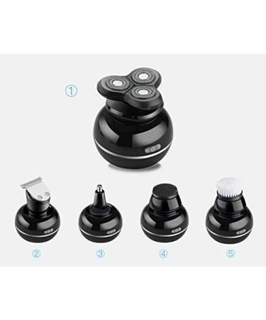 GeRRiT Electric Shaver for Men - 5 in 1 Bald Head Shavers IPX7 Waterproof Rotary Razor & Beard Trimmer Grooming Kit Fast Charging & USB Rechargeable - Buy Online on SooperMarket.com