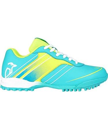 Kookaburra Unisex Youth Neon Mint Hockey Shoes - Mint Yellow - Size 34 | International Shipping Available - Buy Online on SooperMarket.com