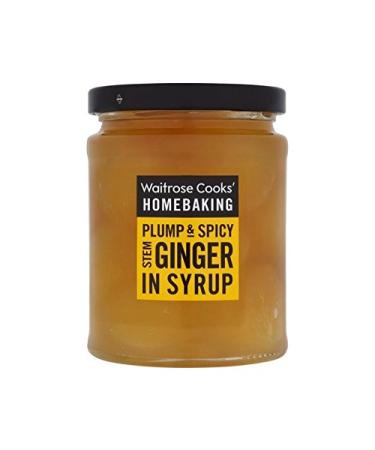 Stem Ginger in Syrup Waitrose 350g - Pack of 6