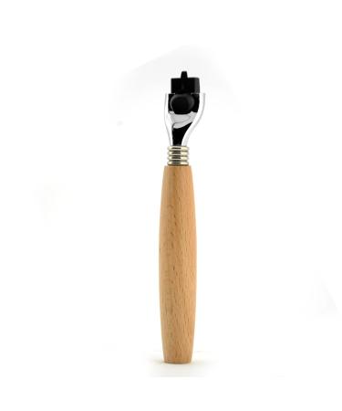 Magideal Traditional Shave Set - Easy-to-Use Manual Shaving with Wooden Handles for Men | Portable & Ideal for Home Use - Buy Online on SooperMarket.com