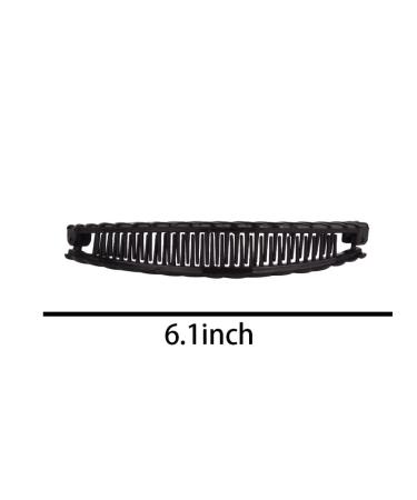 Banana Clips Hair for Thick & Fine Hair - Fishtail Hair Clip and Ponytail Holder for Women and Girls - Buy Online on SooperMarket.com