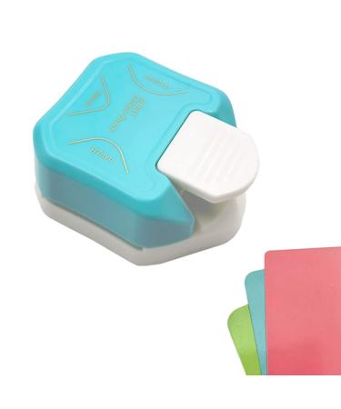 ANNIKEEY 3 in 1 Paper Corner Rounder  Punches for Paper Crafts  Corner Cutter  DIY Hole Puncher  Photo Card Making and Scrapbooking Cutter  (Green)