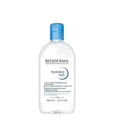 Bioderma Hydrabio H2O Moisturizing Make-Up Removing Micelle Solution 16.7 fl oz (500 ml)