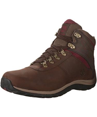 Timberland Women's Norwood Mid Waterproof Hiking Boot 8 Dark Brown Full Grain