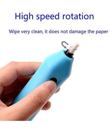 TEN-WIN Labor-Saving Clean Automatic Rotation Sketch Upgrade Electric Eraser Blue - Buy Online on SooperMarket.com