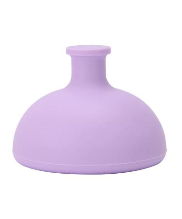 Sputum Cup Silicone Phlegm Remover for Elderly Baby Kids Children (Purple)