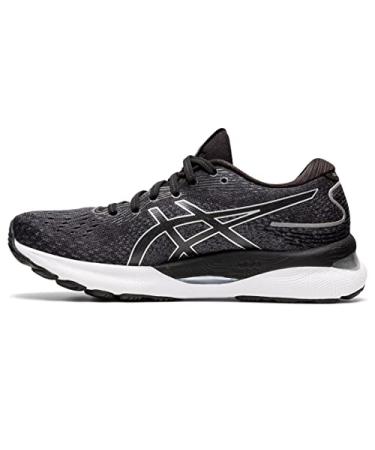 ASICS Women's Gel-Nimbus 24 Running Shoes 8 Black/Pure Silver
