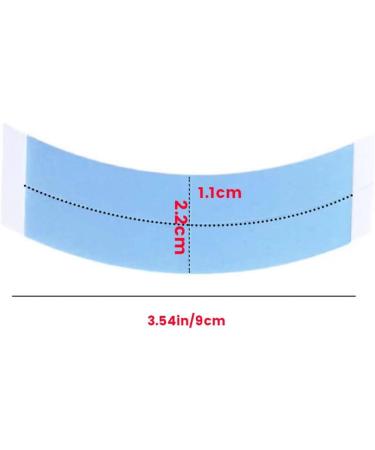 Fivetwofive 108Pc/Lot Fixed Hair Double Tape Wig Adhesive Extended Hair Strip Waterproof for Toupee Lace Wig Film with Slitting Line Easy to Use Fine Workmanship - Buy Online on SooperMarket.com