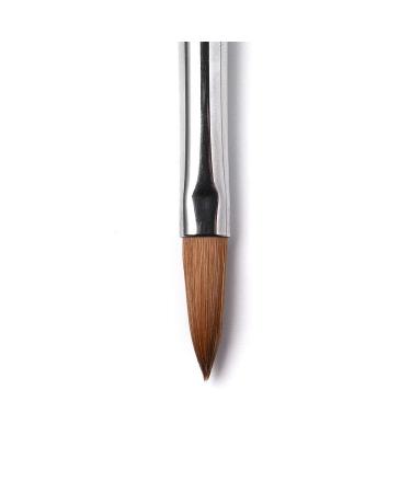 Rolabling Acrylic Nail Brush Size 10 - Kolinsky Sable Manicure Tool in Pink | Pack of 1 - Buy Online on SooperMarket.com