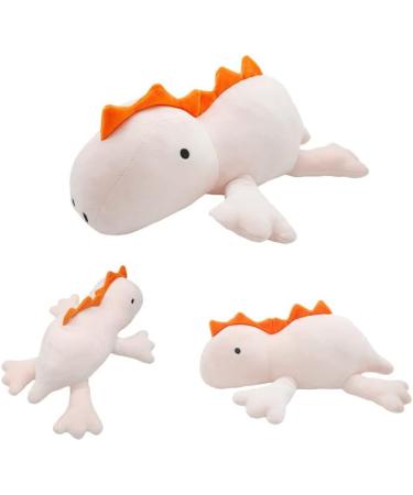 Eamve 40cm Weighted Anxiety Dinosaur Plush Toy Throw Pillow - 1 lb Soft Weighted Stuffed Animal Doll for Kids - Dinosaur Plush Figure Gift - Pink - Buy Online on SooperMarket.com
