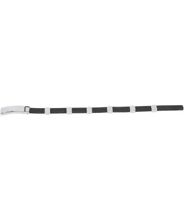Magnetic Silicone Balance Bracelet - Waterproof Sport Style in Black | Boost Wellness & Performance - Buy Online on SooperMarket.com