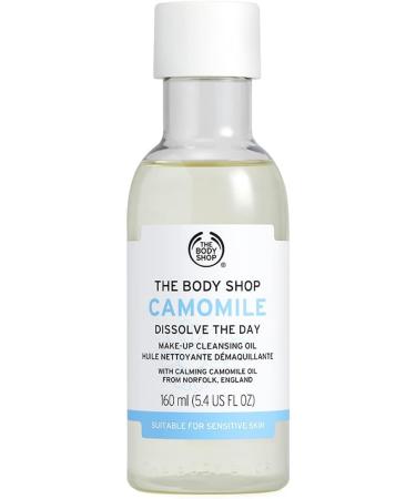 The Body Shop Chamomile Dissolves Day Makeup Cleansing Oil for Sensitive Skin Lightweight and Non-Greasy Vegan