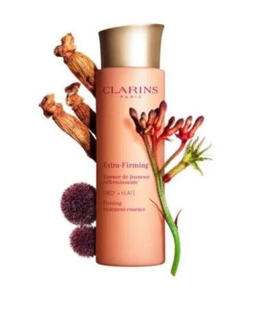 Clarins Extra-Firming Treatment Essence | Visibly Firms  Lifts and Smoothes | Boosts Radiance | Deeply Hydrates For 8 Hours* | 99% Natural Ingredients | Hyaluronic Acid | All Skin Types | 6.7 Fl Oz