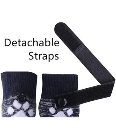 KOOLTAIL Dog Socks XL - Anti-Slip with Straps, Waterproof Paw Protector for Traction Control - Black (2.6 Width x 6.3 Length) - Buy Online on SooperMarket.com