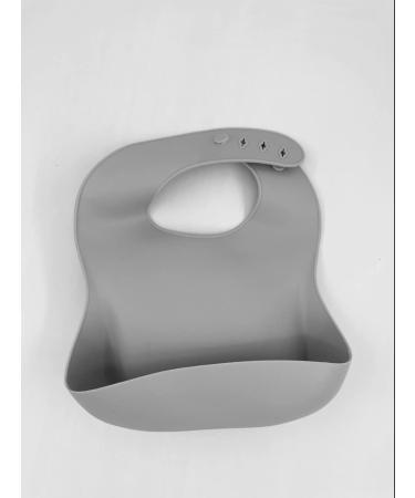 6-Piece Silicone LED Weaning Baby Feeding Set in Gray | BPA-Free, Dishwasher Safe - Buy Online on SooperMarket.com