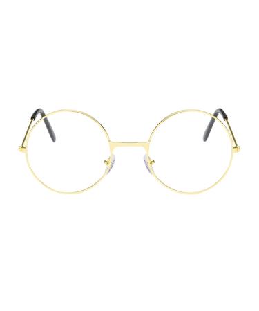 Protective glasses children blue light filter glasses without prescription gaming glasses Computer-fat-fold filter glasses false glasses glasses oval z1103z_1-gold unit size