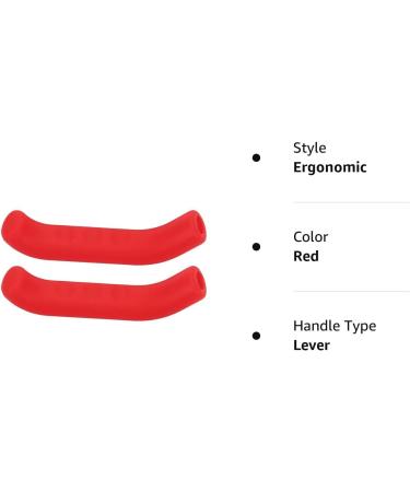 Keenso Bike Brake Silicone Sleeve - Mountain/Road/Folding Bicycle Brake Protection (Red) - Buy Online on SooperMarket.com