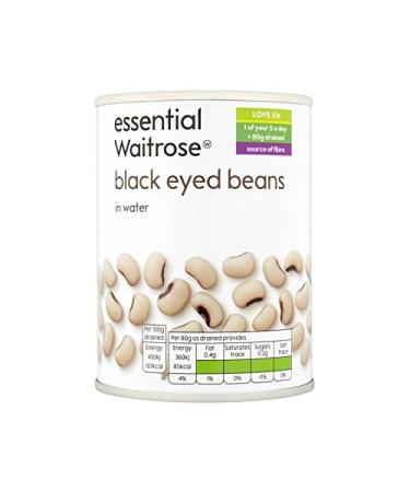 Blackeye Beans in Water Essential Waitrose 410g - Pack of 2