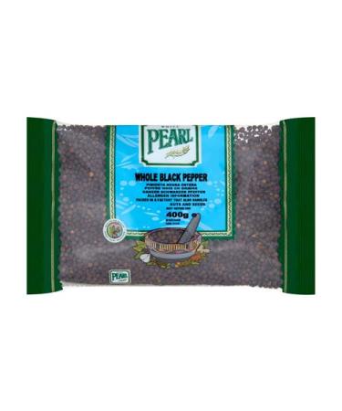 White Pearl Whole Black Pepper - 400g