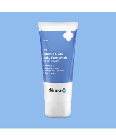 2% Vitamin C Gel Daily Face Wash | Vitamin C Rosehip & Orange Peel Extract | All Skin Types | 80ml - International Shipping Available - Buy Online on SooperMarket.com