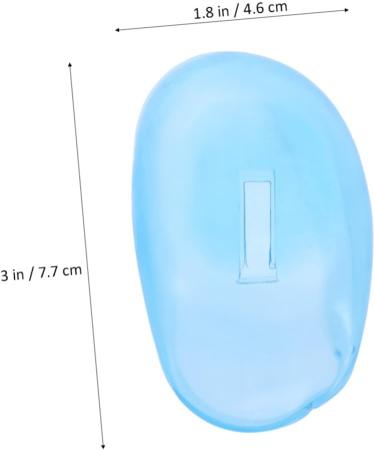 FOMIYES 4 Pairs Ear Plugs Ear Cover Salon Ear Heat Protector Hair Salon Ear Caps Ear Shower Cap Blue Hair Toner Hair Dye Accessories Hair Dye Tools Dye Silicone Ear Water Proof Shield - Buy Online on SooperMarket.com