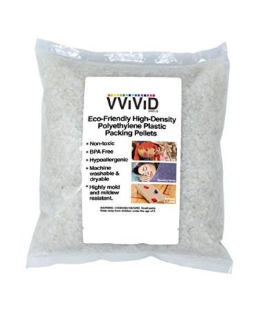 VViViD Eco-Friendly High Density Polyethylene Plastic Packing & Polyfill Pellets (10 lbs)
