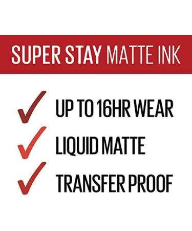 Lipstick Superstay Matte Ink Maybelline 340 Exhilarator (5 ml) 340 Exhilarator 1 count (Pack of 1) - Buy Online on SooperMarket.com