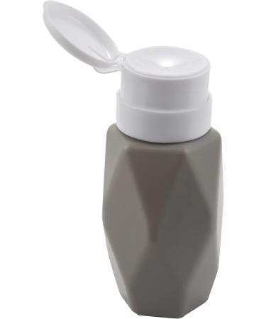 Desikixudy Gray Nail Art Pump Dispenser Empty 200ML Bottle Acrylic Gel Polish Remover Cleaner Liquid Container Storage Manicure Tool - Buy Online on SooperMarket.com