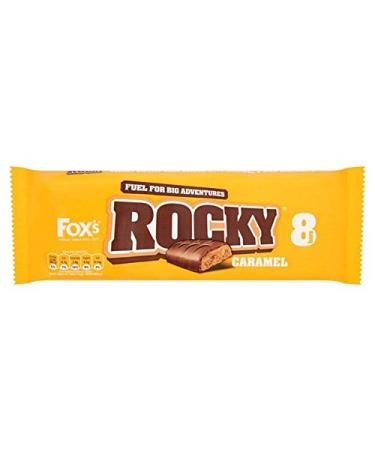 Fox's Rocky 8 Bars Caramel 169g (Pack of 6)