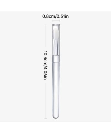 Silicone Lip Brushes - Portable Lipstick Applicator Wands & Mini Scrub Brush Set (4PCS) for Perfect Lip Gloss Application - Buy Online on SooperMarket.com