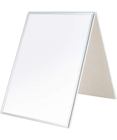 Buy ZCOOOOOOOL Large Portable Super HD Makeup Mirror - 10x7 Inches Multi-Stand Freehand/Handheld/Tabletop Foldable Super Large White - International Shipping - Buy Online on SooperMarket.com