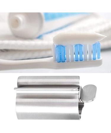 Toothpaste Tube Squeezer Stainless Steel Small Toothpaste Squeezer Dispenser Rollers Squeezing Tool for Face Cleanser for Bathroom Tube Winder Metal Toothpaste Tube Wringer - Buy Online on SooperMarket.com
