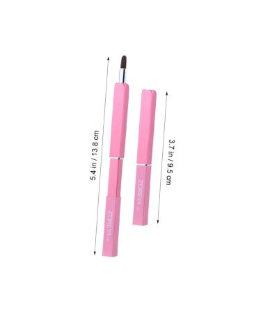 Balacoo Dual Ended Eyebrow Brush & Lipstick Applicator - Portable Retractable Makeup Brush for Travel - Buy Online on SooperMarket.com