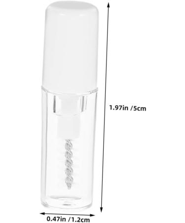 WOONEKY 2pcs Eyelash Raincoat Tubular Mascara Gels Clear Raincoat Clear Rain Coat Transparent Plastic - Buy Online on SooperMarket.com
