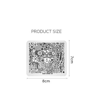 Model Nail Art Stamping Plates - Flower Lace & Butterfly Pattern for Perfect DIY Manicures | International Shipping - Buy Online on SooperMarket.com