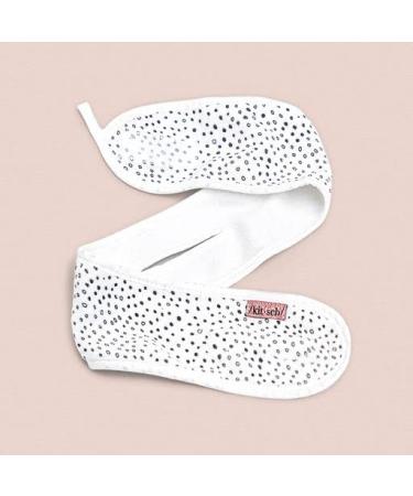 Kitsch Spa Headband - Microfiber Makeup Headband for Face Washing | Multi Functional Skincare Headbands | Facial & Hair Band | Women's Face Wash Headbands (MicroDot) - Buy Online on SooperMarket.com