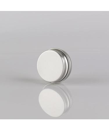 Zeoabsy 10ml Silver Aluminum Tins - 10 Pack Screw Cap Cans for Cosmetics Candles Ointments + Spatulas & Labels - Buy Online on SooperMarket.com