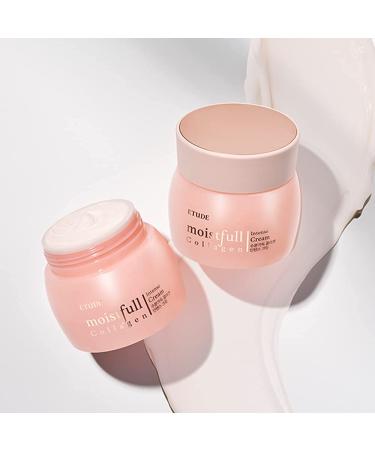 Etude House Moistfull Collagen Intense Cream - 75ml | Hydrating Korean Facial Moisturizer with Peptides | For All Skin Types - Buy Online on SooperMarket.com