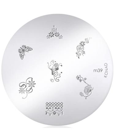 Konad stencil stamping stamping stencil M39