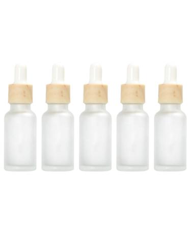 Minkissy 5st essential oils refillable bottle of cosmetic bottle Drop bottle Sub -package bottle accessories travel bottles hyaluronic acid 2.9 9.7 cm